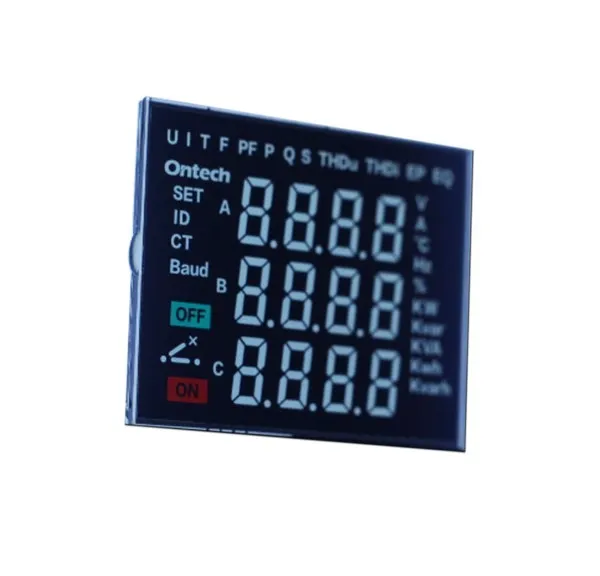 Visoko-ločljivostni VA LCD za pametne merilnike energije