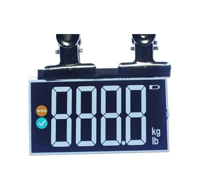 LCD zaslon s 4-mestno tehtnico